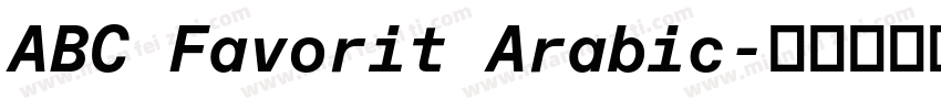 ABC Favorit Arabic字体转换